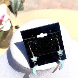 Larimar Stars & Moon Earrings!